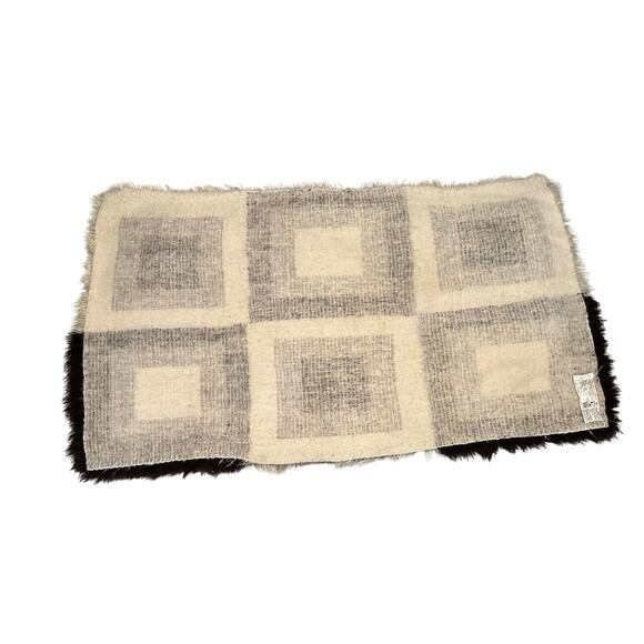 Flokati A. Kokkinos Greek Rug MidCentury Geometric Square 41"x73" RARE! - Picture 2 of 4